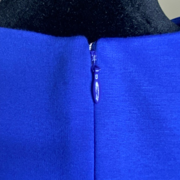 Talbots Vibrant Blue 3/4 Length Sleeve Dress - Picture 5 of 10